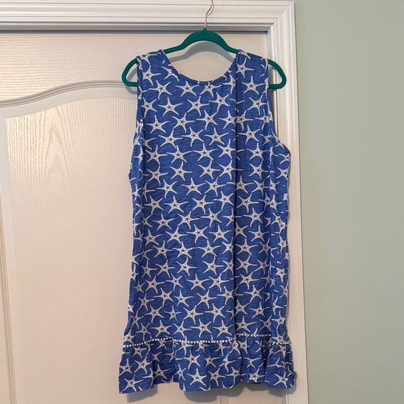 West Indies Dresses & Skirts - Woman’s West Indies Blue Starfish Casual Dress